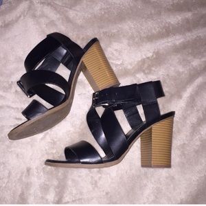Strapped heels